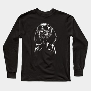 Funny Bracco Italiano Dog with sunglasses Long Sleeve T-Shirt